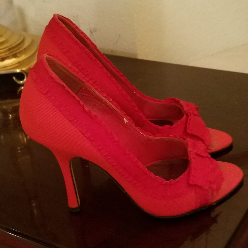 Red JLO heels